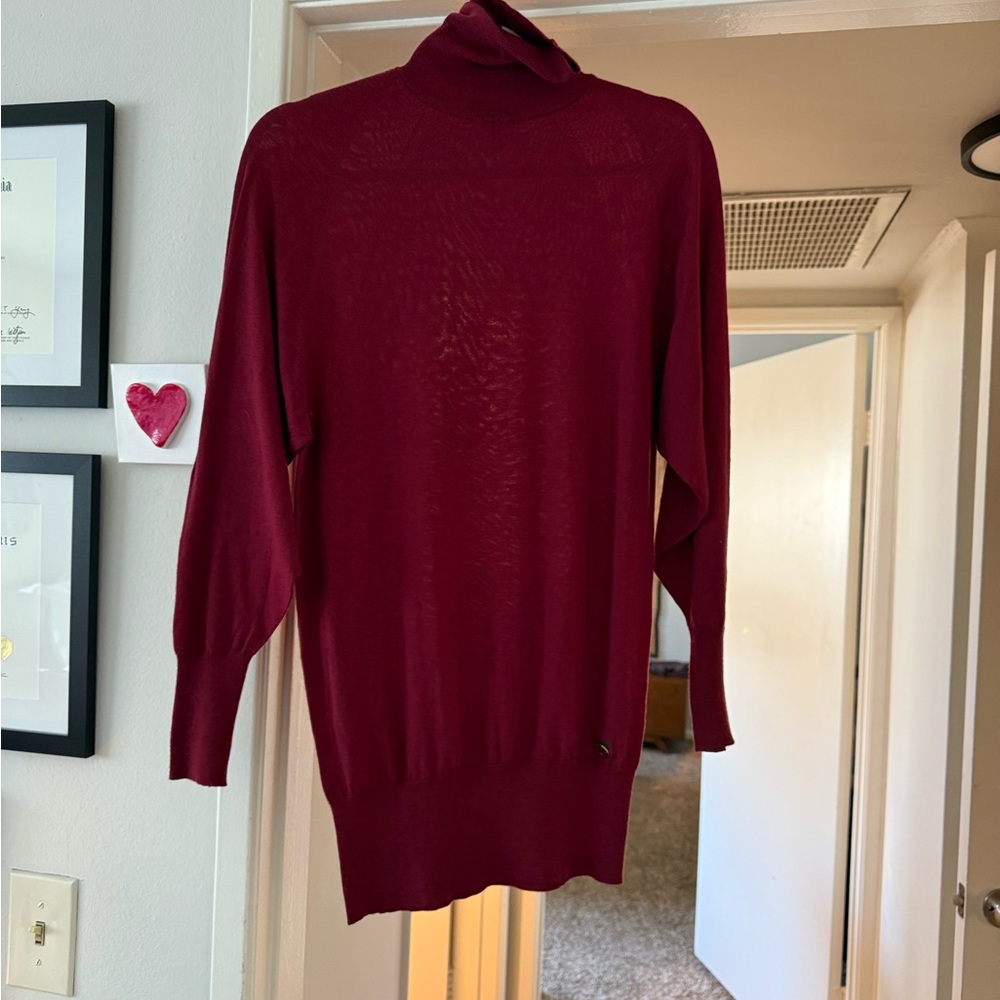 Gucci Burgundy Turtleneck Sweater